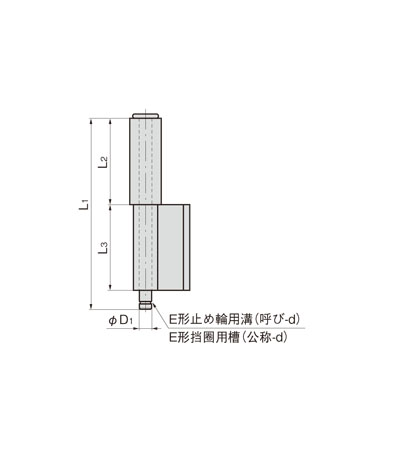 L型暗合页（2管）