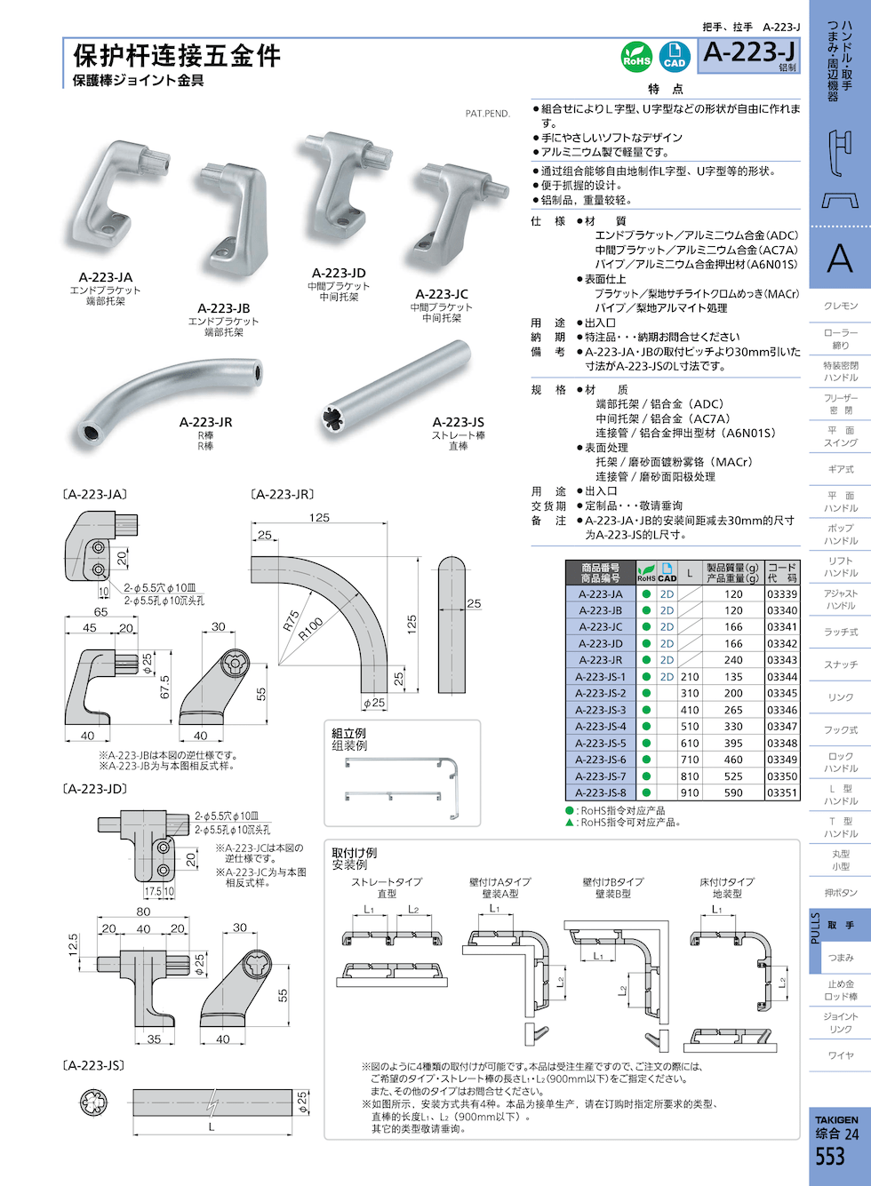 takigen A-223-JR